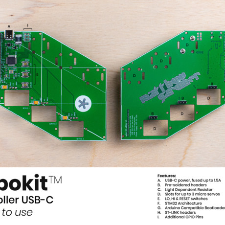 oribokit robotic origami kit